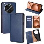 For OPPO Find X8 Ultra 5G Gloss Oil Solid Color Magnetic Leather Phone Case(Blue)