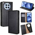 For OPPO Find X8s 5G Gloss Oil Solid Color Magnetic Leather Phone Case(Black)