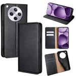 For OPPO Find X8s+ 5G Gloss Oil Solid Color Magnetic Leather Phone Case(Black)