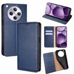 For OPPO Find X8s+ 5G Gloss Oil Solid Color Magnetic Leather Phone Case(Blue)