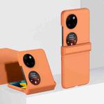 For Huawei P60 Pocket Three-stage Hinge Skin Feel PC Phone Case(Orange)