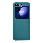 For Samsung Galaxy Z Flip5 Skin Feel Liquid Silicone TPU Phone Case(Green)