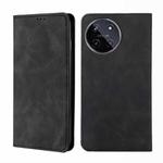 For Realme 11 4G Skin Feel Magnetic Leather Phone Case(Black)