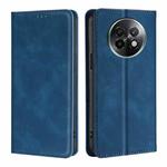 For Realme 13 Pro 5G Skin Feel Magnetic Leather Phone Case(Blue)