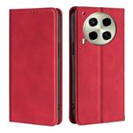 For Tecno Camon 30 Skin Feel Magnetic Leather Phone Case(Red)