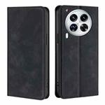 For Tecno Camon 30 Premier 5G Skin Feel Magnetic Leather Phone Case(Black)