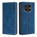 For Tecno Spark 30C 4G Skin Feel Magnetic Leather Phone Case(Blue)