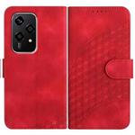 For Honor 200 Lite Global YX0060 Elephant Head Embossed Phone Leather Case with Lanyard(Red)