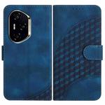 For Honor 300 Pro / Honor 300 Ultra Elephant Head Embossed Phone Leather Case with Lanyard(Royal Blue)