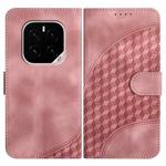 For Honor GT Pro Elephant Head Embossed Phone Leather Case with Lanyard(Pink)