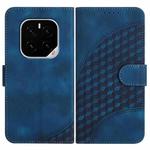 For Honor GT Pro Elephant Head Embossed Phone Leather Case with Lanyard(Royal Blue)