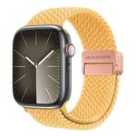 For Apple Watch SE 2023 44mm DUX DUCIS Mixture Pro Series Magnetic Buckle Nylon Braid Watch Band(Sunny Color)