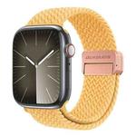 For Apple Watch SE 2023 40mm DUX DUCIS Mixture Pro Series Magnetic Buckle Nylon Braid Watch Band(Sunny Color)