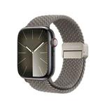 For Apple Watch Series 2 42mm DUX DUCIS Mixture Pro Series Magnetic Buckle Nylon Braid Watch Band(Clay)