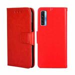 For TCL 20s / 20 5G / 20L / 20L+ Crystal Texture Leather Phone Case(Red)