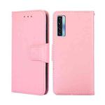 For TCL 20s / 20 5G / 20L / 20L+ Crystal Texture Leather Phone Case(Pink)