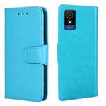 For TCL 501 4G Crystal Texture Leather Phone Case(Sky Blue)