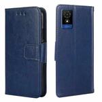 For TCL 501 4G Crystal Texture Leather Phone Case(Royal Blue)