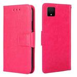 For TCL 502 Crystal Texture Leather Phone Case(Rose Red)