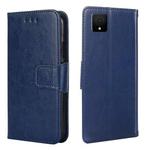 For TCL 502 Crystal Texture Leather Phone Case(Royal Blue)