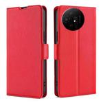 For TCL 50 XL Ultra-thin Voltage Side Buckle Horizontal Flip Leather Phone Case(Red)