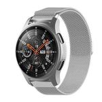 For Huami Amazfit GTS 20mm / Bip U Pro Milanese Magnetic Metal Watch Band(Silver)