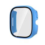 For Verizon Gizmo Watch 3 PC + Tempered Film Integrated Watch Protective Case(Blue)