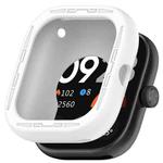 For Redmi Watch 4 Silicone Smart Watch Protective Case(White)