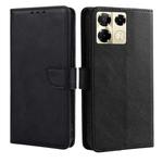 For Infinix Note 40 Pro 5G Calf Texture Buckle Flip Leather Phone Case(Black)