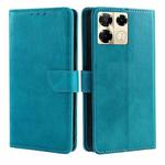 For Infinix Note 40 Pro 5G Calf Texture Buckle Flip Leather Phone Case(Light Blue)