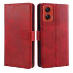 For Motorola Moto G Stylus 5G 2024 Calf Texture Buckle Flip Leather Phone Case(Red)