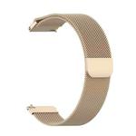 For Huami Amazfit GTS 22mm Milanese Magnetic Metal Watch Band (Champagne Gold)