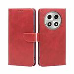 For OPPO A2 Pro 5G Calf Texture Buckle Flip Leather Phone Case(Red)