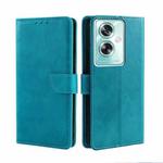 For OPPO A79 5G Calf Texture Buckle Flip Leather Phone Case(Light Blue)