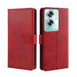 For OPPO A79 5G Calf Texture Buckle Flip Leather Phone Case(Red)