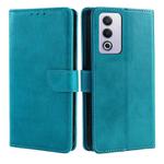 For OPPO A3 Pro 5G India Calf Texture Buckle Flip Leather Phone Case(Light Blue)