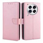 For Tecno Camon 30 Premier 5G Calf Texture Buckle Flip Leather Phone Case(Rose Gold)