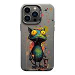 For iPhone 12 Pro Color Ink Frosted PC+TPU Phone Case(Frog)