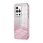For Meizu 18 Pro / 18s Pro  Gradient Glitter Powder Electroplated Phone Case(Pink)