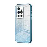For Meizu 18 Pro / 18s Pro  Gradient Glitter Powder Electroplated Phone Case(Blue)