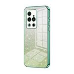 For Meizu 18 Pro / 18s Pro  Gradient Glitter Powder Electroplated Phone Case(Green)