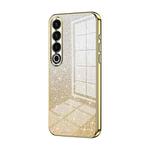 For Meizu 20 Pro Gradient Glitter Powder Electroplated Phone Case(Gold)