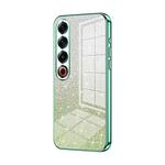 For Meizu 21 Pro Gradient Glitter Powder Electroplated Phone Case(Green)