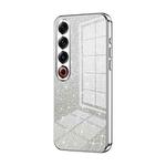 For Meizu 21 Pro Gradient Glitter Powder Electroplated Phone Case(Silver)
