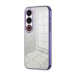 For Meizu 21 Note Gradient Glitter Powder Electroplated Phone Case(Purple)