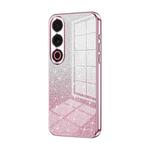 For Meizu 21 Note Gradient Glitter Powder Electroplated Phone Case(Pink)