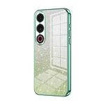 For Meizu 21 Note Gradient Glitter Powder Electroplated Phone Case(Green)