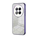 For Meizu Note 16 Pro Gradient Glitter Powder Electroplated Phone Case(Purple)