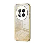 For Meizu Note 16 Pro Gradient Glitter Powder Electroplated Phone Case(Gold)