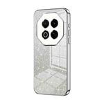 For Meizu Note 16 Gradient Glitter Powder Electroplated Phone Case(Silver)